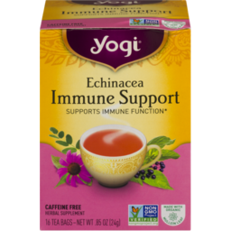 Photo of Tea - Herbal Echinacea Immune Support Yogi Herbal Tea Bags 16 Pack