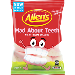 Photo of Allen's Confectionery Mad About Teeth 170g 