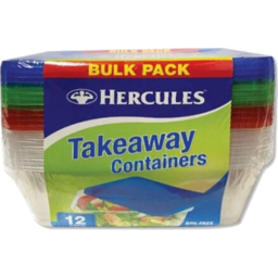 Photo of Hercules Container Rectangle 12x750ml