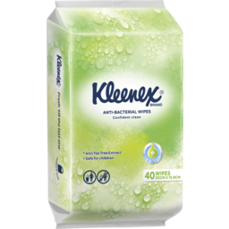Photo of Kleenex Anti-Bacterial Wipes 40-pack