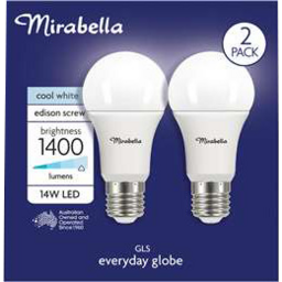 Photo of Mirabella Led Gls Es Cool White 2 Pack