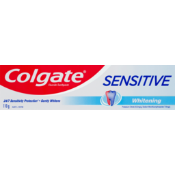 Photo of Colgate Sensitive Whitening Toothpaste, 110g, For Sensitive Teeth Pain Relief 110g