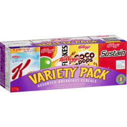 Photo of Kelloggs Variety Pack Assorted Breakfast Cereals 8 Pack
