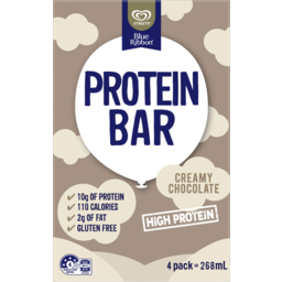 Photo of Blue Ribbon Frozen Dessert Better For You Protein Bar Chocolate High Protein 268ml
