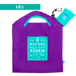 Photo of Reusable Shopping Bag - Small Purple 6 R's