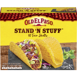 Photo of Old El Paso Stand 'N Stuff Taco Shells 10 Pack 160g