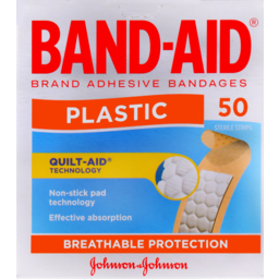 Photo of Band-Aid Plastic Strip Skin Tone 50pk