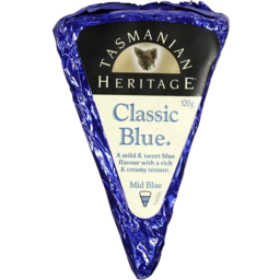 Photo of Tasmanian Heritage Cheese Blue Wedge 120gm