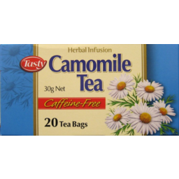 Photo of Tasty Herbal Infusion Camomile Caffeine Free Tea Bags 20 Pack 30g