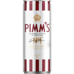 Photo of Pimm's Vodka, Lemonade & Ginger Ale Cans