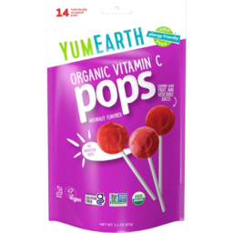 Photo of Yum Earth Organics Lollypop Vit C 85g