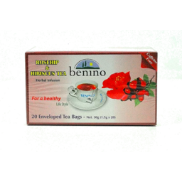 Photo of Benino Rosehip & Hibiscus Tea 20pk