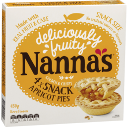 Photo of Nannas Apricot Pies 4pk 450g