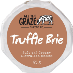 Photo of All The Graze Trufl Brie 125gm