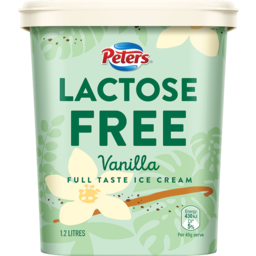 Photo of Peters Lactose Free Vanilla 1.2lt