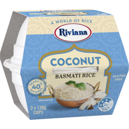 Photo of Riviana Coconut Basmati Rice 2x120g