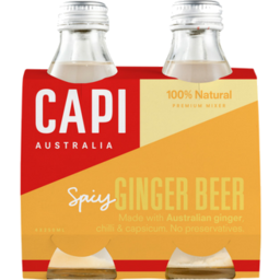 Photo of Capi Ginger Beer 4x250ml
