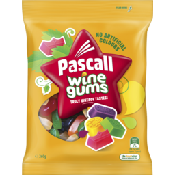 Photo of Pascall Wine Gums Lollies 260g