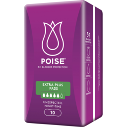 Photo of Poise Pads For Bladder Leaks Extra Plus 10 Pack 