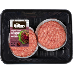 Photo of Hellers Burger Angus Beef 4 Pack