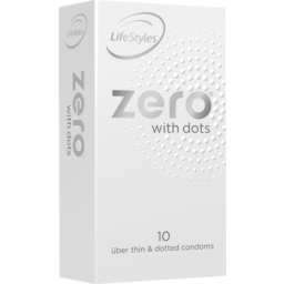 Photo of Lifestyles Zero With Dots Condoms 10 Pack