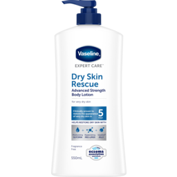 Photo of Vaseline Expert Care Dry Skin Rescue Body Lotion 550ml