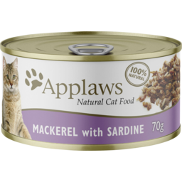 Photo of Applaws Cat Food Can Mackarel & Sardines 70g