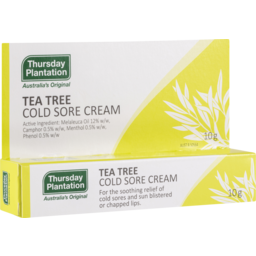 Photo of Tea Tree Cold Sore Cream 10g