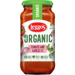 Photo of Leggos Pasta Sauce Organic Tomato & Garlic