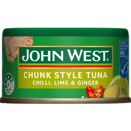 Photo of John West Tuna Chunks Chilli Lime & Ginger In Oil 95g