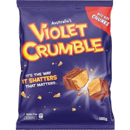 Photo of Violet Crumble Bag 100gm 100gm