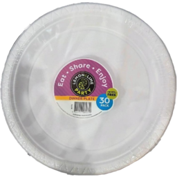 Photo of Disposable Plate, Dinner, L&L Round 30-pack