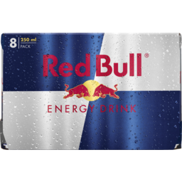 Photo of Red Bull Energy Drink Cans 8x250ml