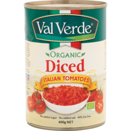 Photo of Val Verde Organic Diced Tomatoes 400g