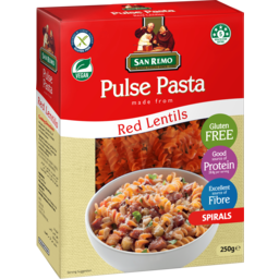 Photo of San Remo Pulse Pasta Red Lentils Spirals 250g 250g