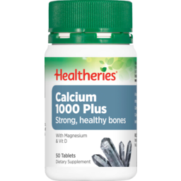 Photo of Healtheries Calcium 1000mg 50 Pack