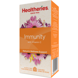 Photo of Healtheries Tea Bags Immunity with Vitamin C 20 Pack