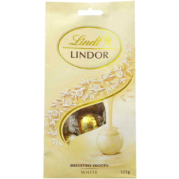 Photo of Lindt Lindor White Chocolate Bag