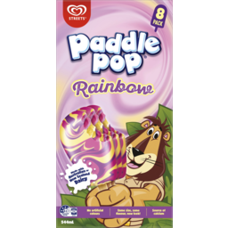 Photo of Streets Paddle Pop Rainbow Ice Creams 8 Pack 544ml