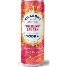 Photo of Billsons Pineberry Vodka 4x355ml