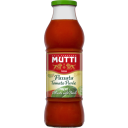 Photo of Mutti Passata Tomato Puree With Basil 700g