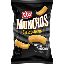 Photo of Eta Wheat Snacks Munchos Cheese Onion 100g