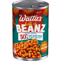 Photo of Wattie's Baked Beans 50% Less Added Sugar 420g