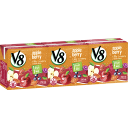 Photo of V8 Fruit & Veg Apple & Berry 3x250ml