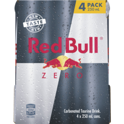 Photo of Red Bull Zero Energy Drink Cans 4x250ml