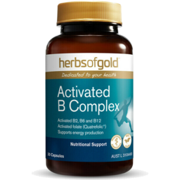 Photo of HERBS OF GOLD Activated B Complex 30 Capsules