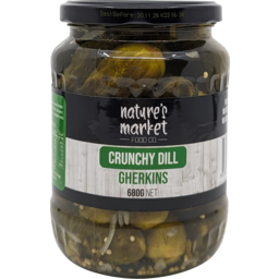 Photo of Natures Market Crunchy Dill Gherkins 380g