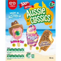 Photo of Streets Aussie Classics 6 Pack 536ml