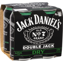 Photo of Jack Daniel's Double Jack & Dry Can 4 Pack