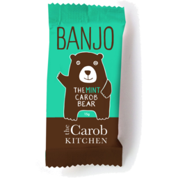 Photo of The Carob Kitchen Banjo Carob Bear Mint 15g